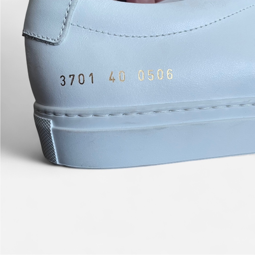 Common Projects Woman Achilles Low Leather Sneakers in Size EU 40 US 10 White - Picture 6 of 7